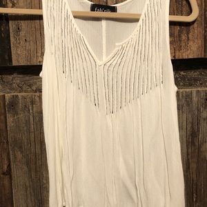 White tank blouse